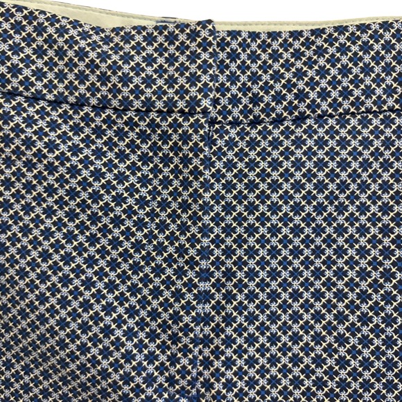 Mercer & Madison Blue and White Pattern Crop Casual Work Pants Size 20W - Picture 4 of 14